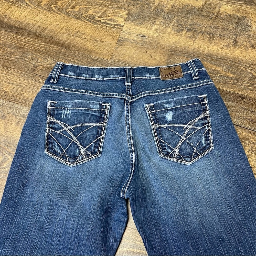 BKE Buckle Drew Denim Capri Jeans Stretch Womens 29 Contrast Stitch Western - Picture 6 of 12